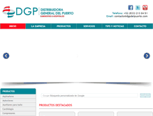 Tablet Screenshot of dgpdelpuerto.com